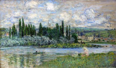 View of Vetheuil-sur-Seine by Claude Monet
